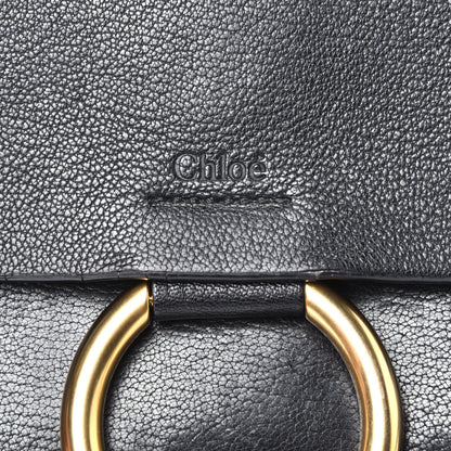 Chloe Goatskin Small Faye Shoulder Bag Black 6 of 9