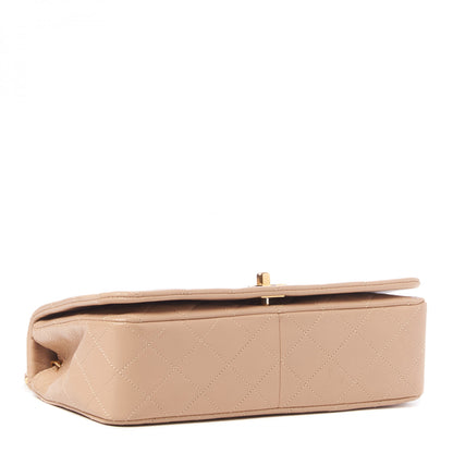 Chanel Lambskin Quilted Small Single Flap Beige 3 of 9