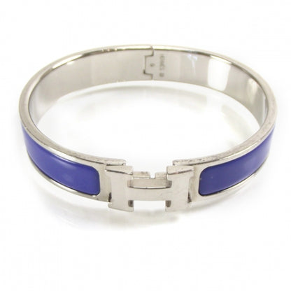 Hermes Enamel Clic Clac H Bracelet PM Bleu 1 of 5