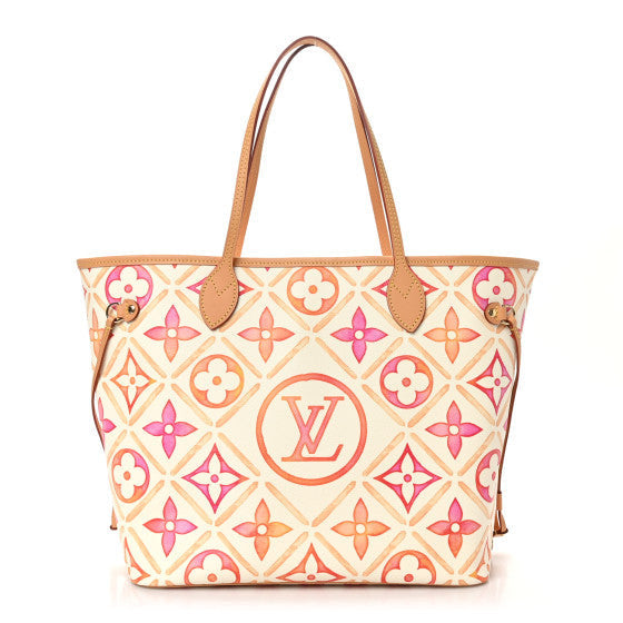 Louis Vuitton Monogram Giant By The Pool 2.0 Neverfull MM Coral 1 of 1