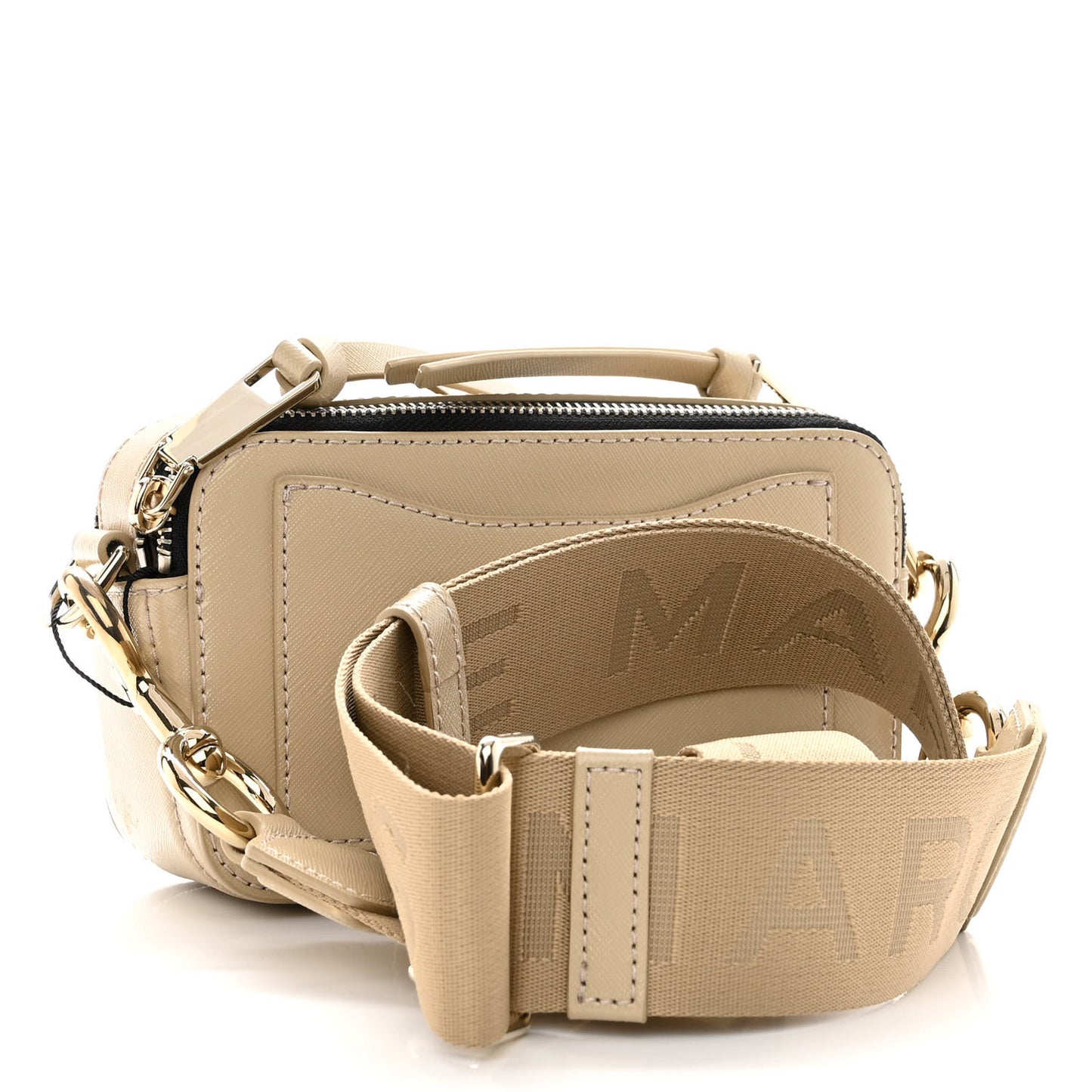 Saffiano Small Snapshot Camera Bag Khaki