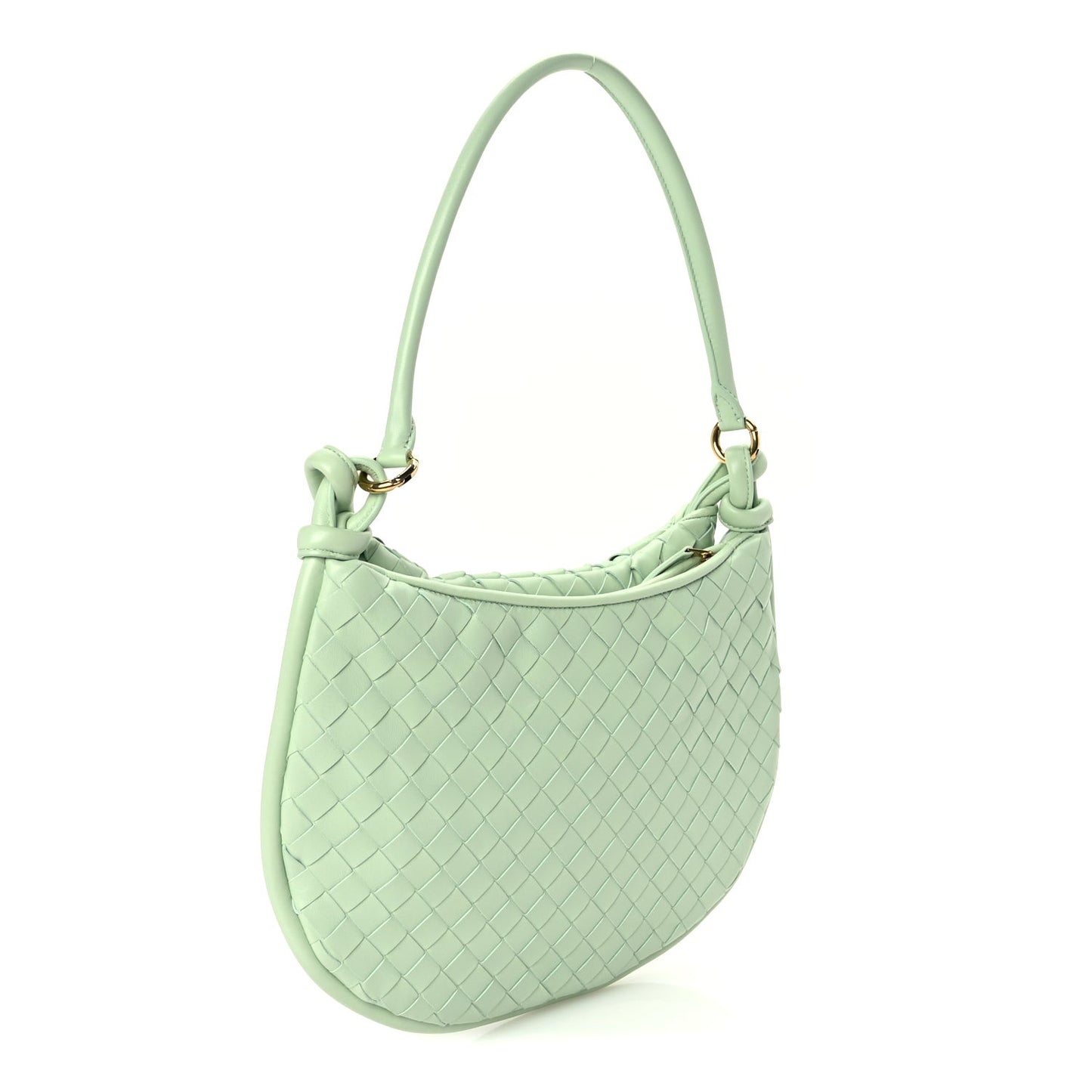 Nappa Intrecciato Medium Gemelli Fresh Mint