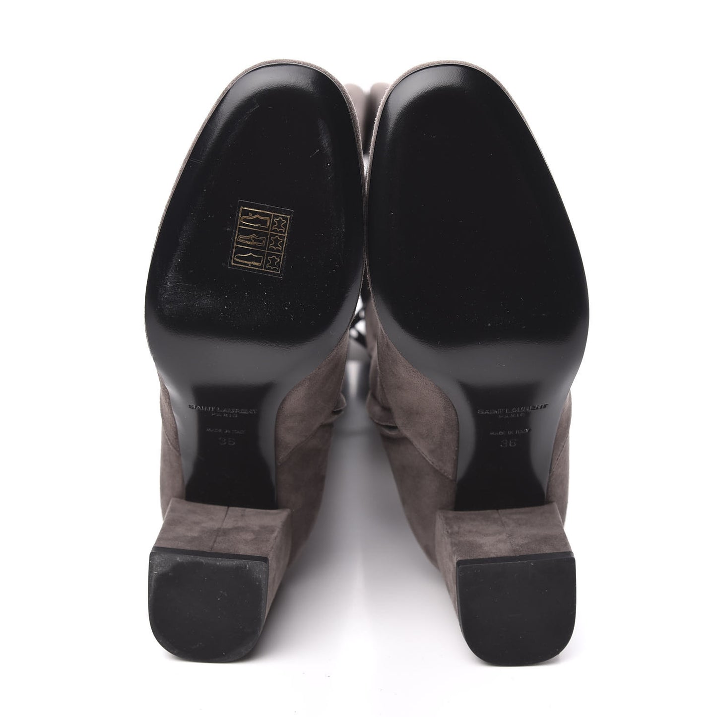 Suede Babies Over The Knee Boots 36 Road Grey