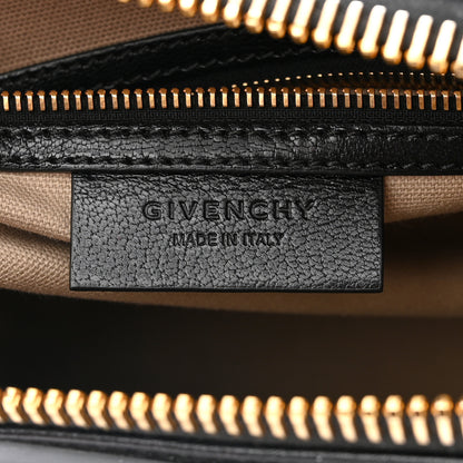 Givenchy Calfskin Suede Leopard Print Small Antigona Black 6 of 10