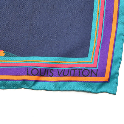 Louis Vuitton Silk Leopard Giraffe Scarf 3 of 6