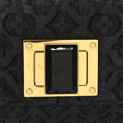 Louis Vuitton Lurex Quilted Monogram Altair Clutch  Black 7 of 11