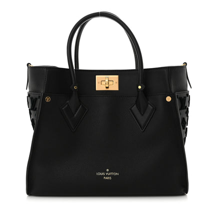 Louis Vuitton Calfskin Monogram Tufting On My Side Black 1 of 10