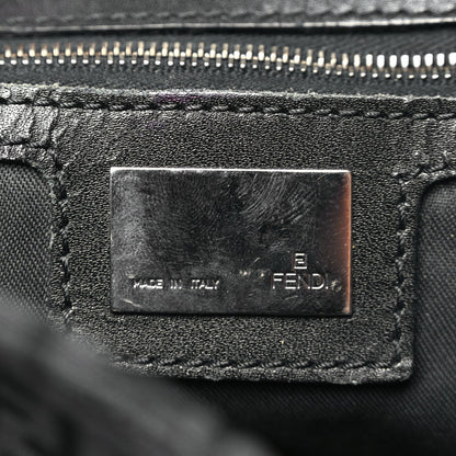 Fendi Zucchino Vitello Shoulder Bag Black 5 of 8