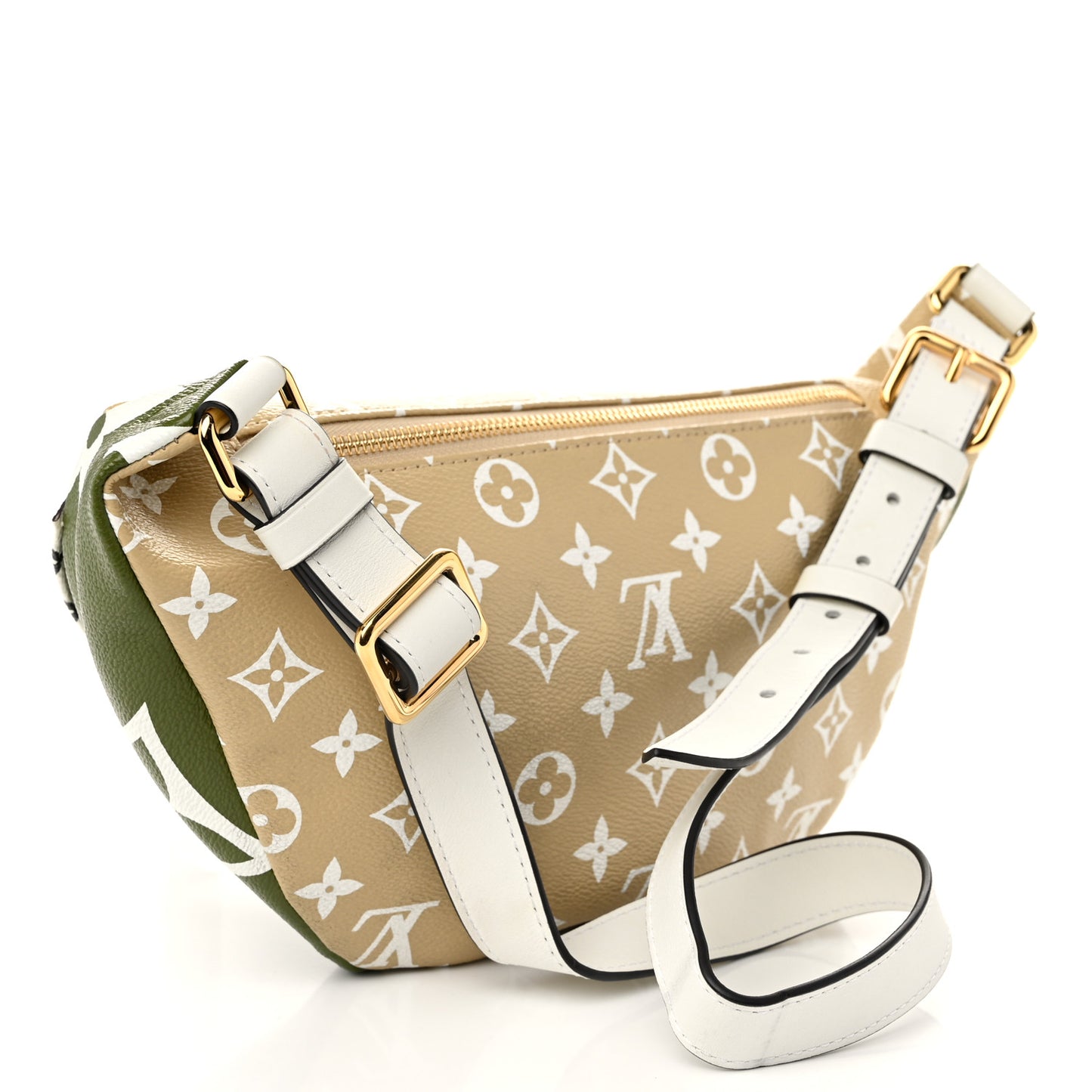 Monogram Giant Bumbag Kaki Beige