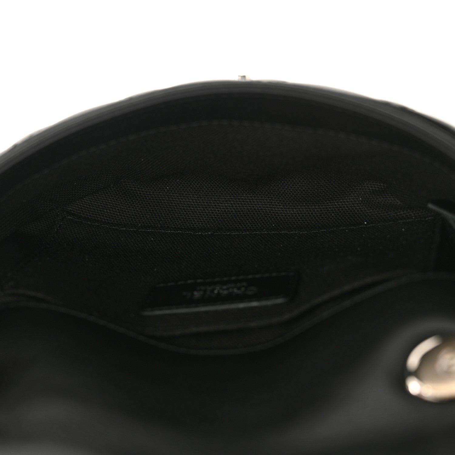 Chanel Calfskin Quilted CC Uniform Flap Belt Bag Black 5 of 11