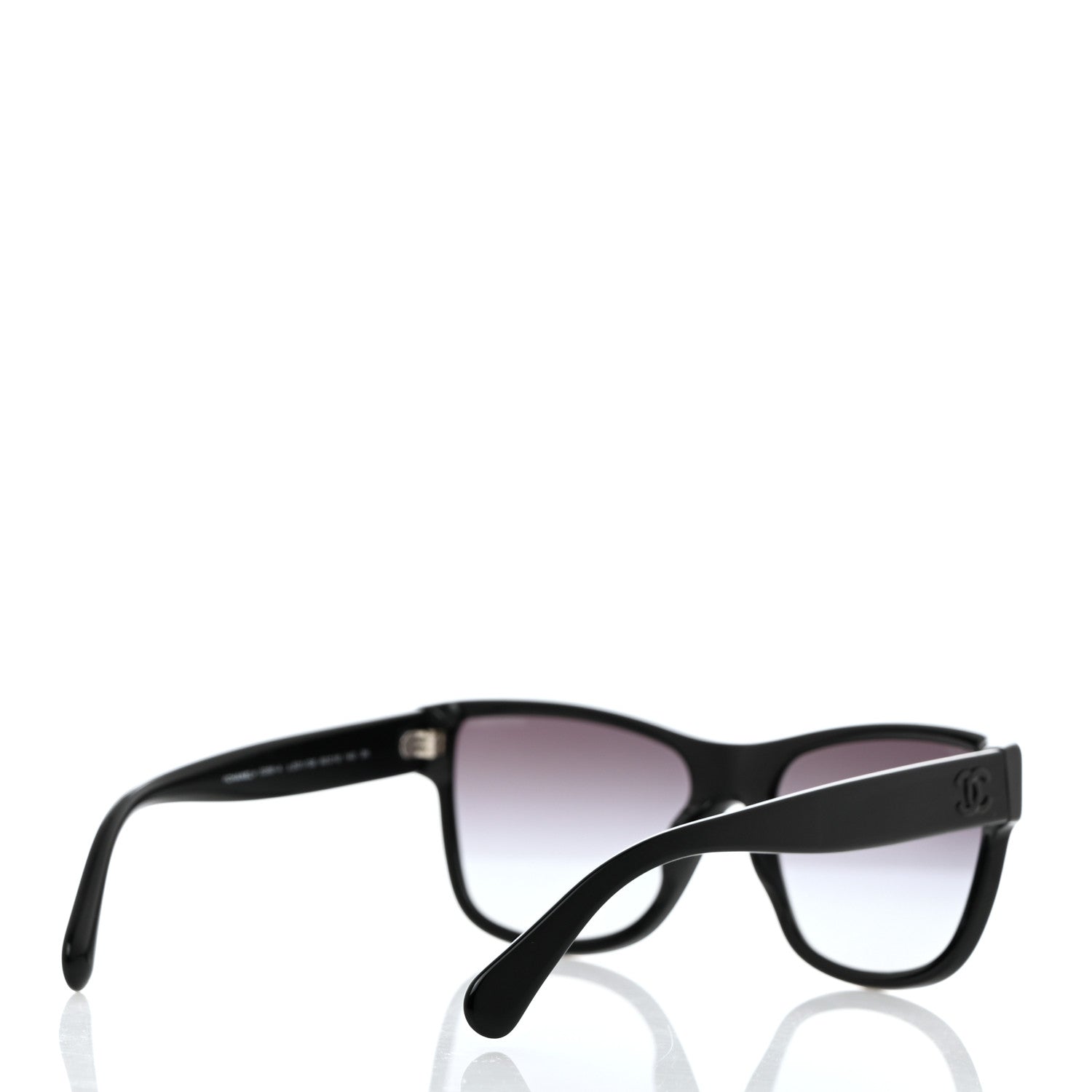 Chanel Acetate Butterfly CC Sunglasses 5386-A Black 4 of 7