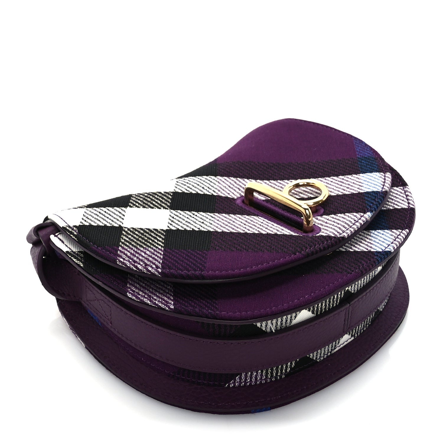 Burberry Jacquard Check Mini Rocking Horse Crossbody  Pansy 7 of 8
