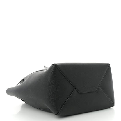 Celine Soft Grained Calfskin Small Belt Cabas Phantom Black 4 of 10