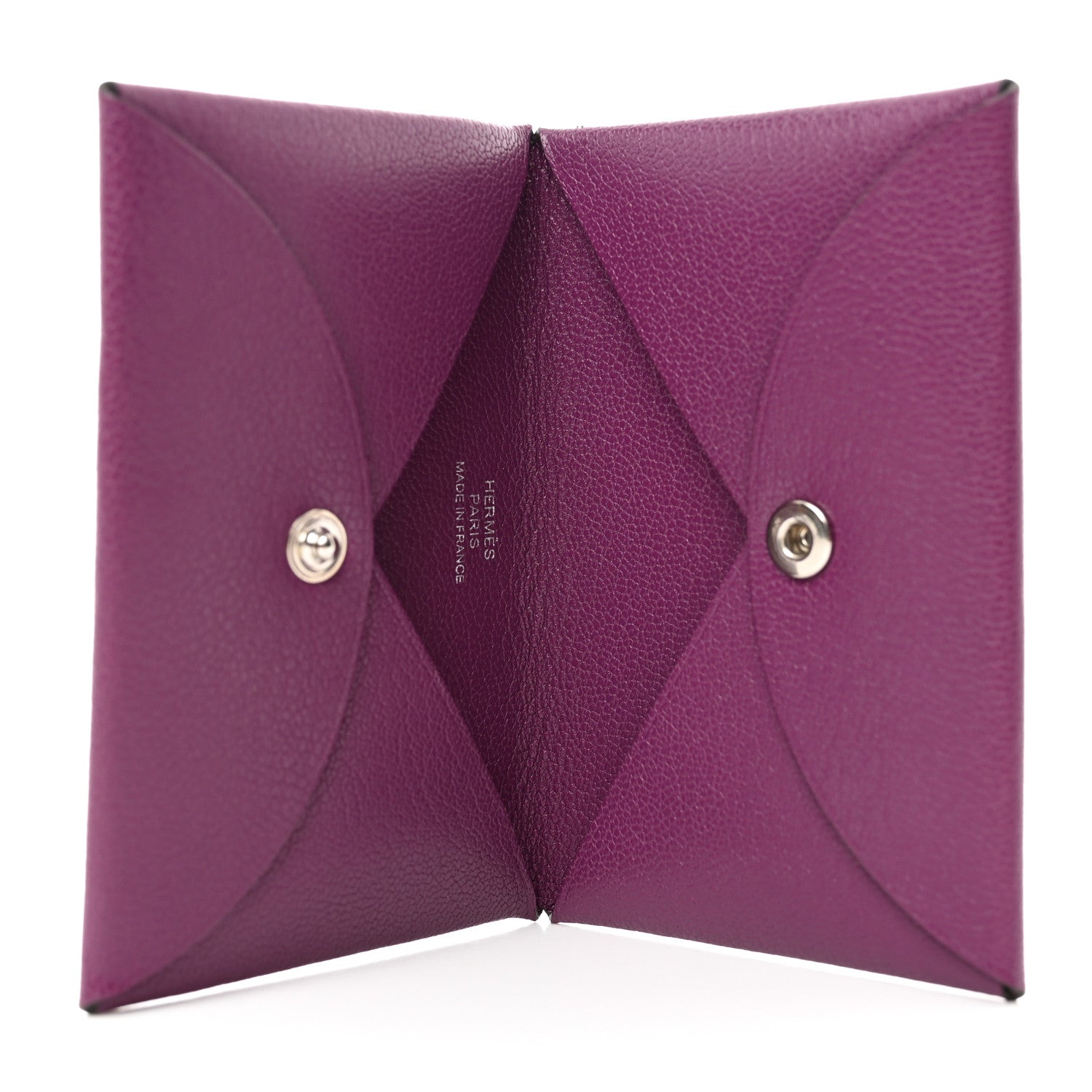 Hermes Chevre Mysore Calvi Card Case Anemone 5 of 8