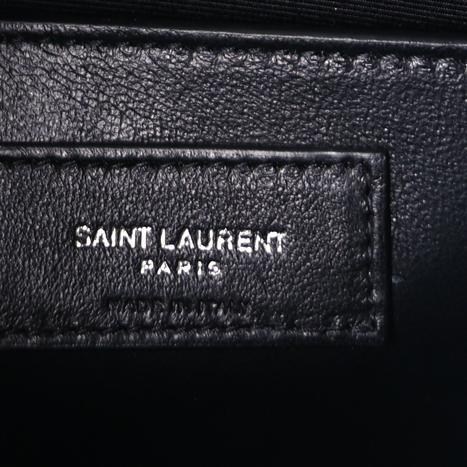 Saint Laurent Grain De Poudre Medium Classic Monogram Kate Satchel Black 5 of 7