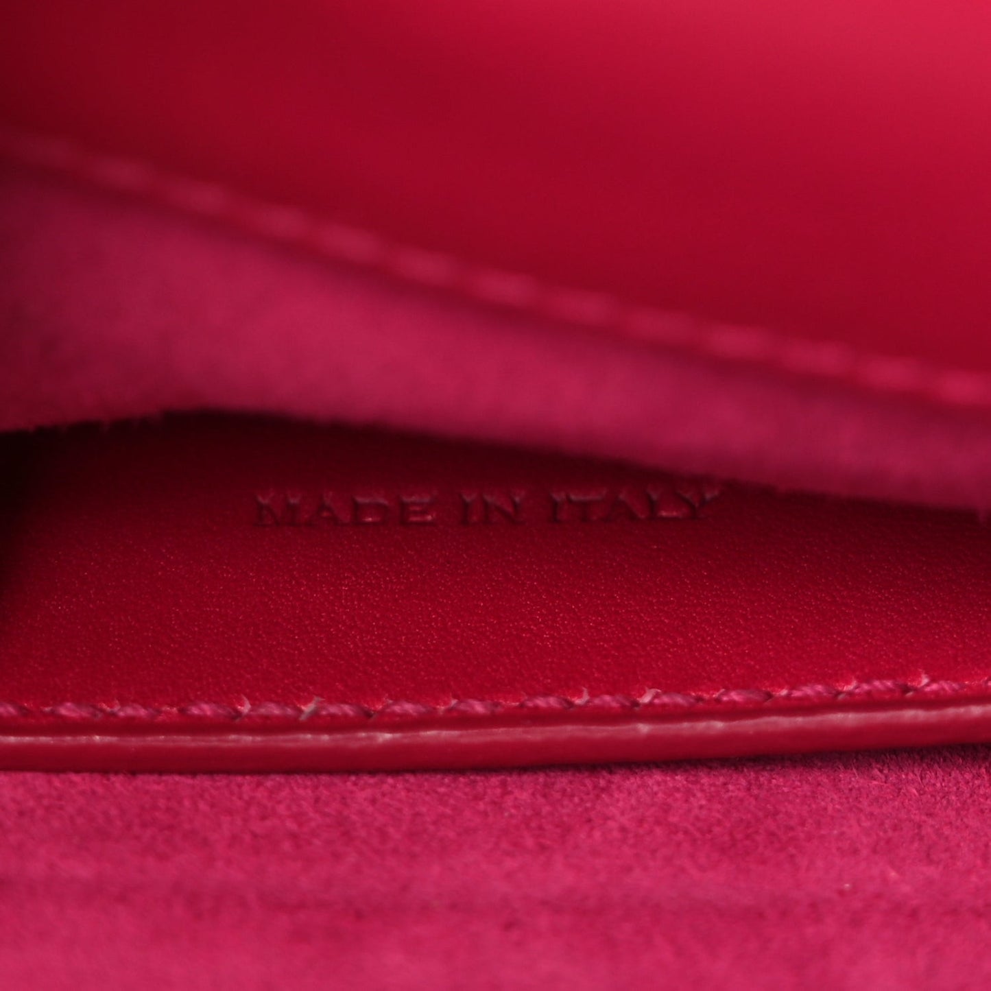 Smooth Calfskin Classic Monogram Cassandre Clutch Lipstick Fuchsia