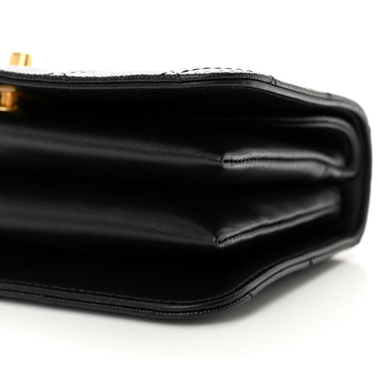 Chanel Caviar Quilted Mini Top Handle Flap Black 10 of 10