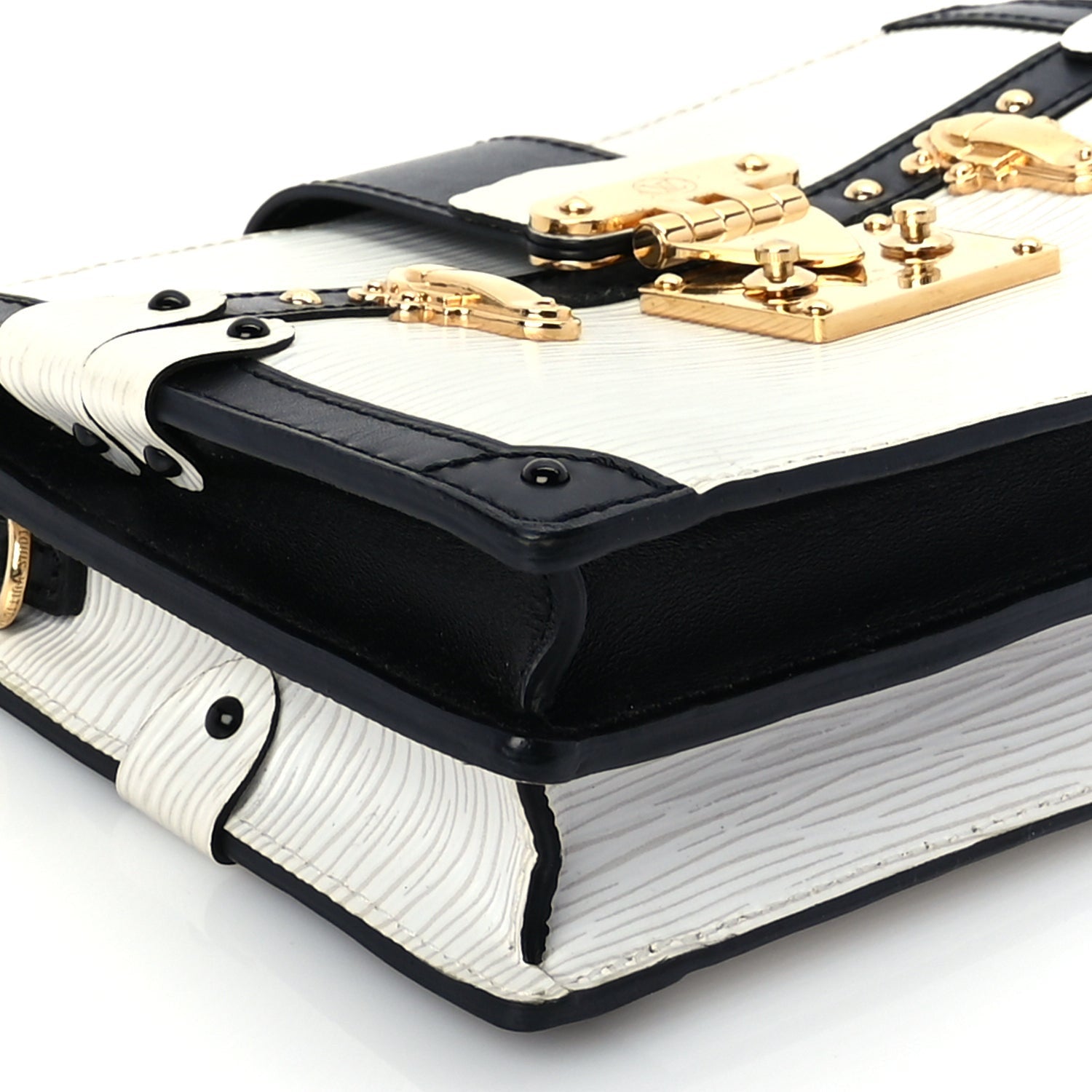Louis Vuitton Epi Trunk Clutch White 7 of 9