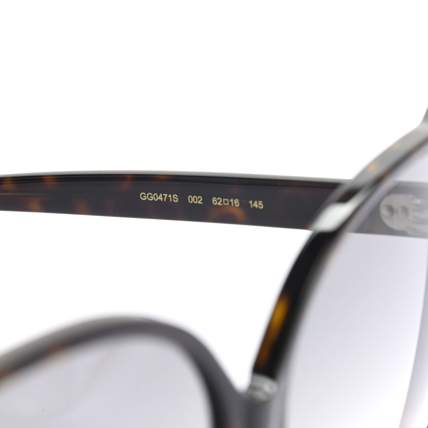Acetate Oversize Square Frame GG0471S Sunglasses Tortoise