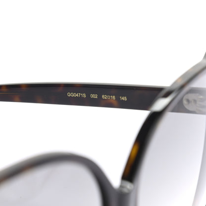 Gucci Acetate Oversize Square Frame GG0471S Sunglasses Tortoise 6 of 7