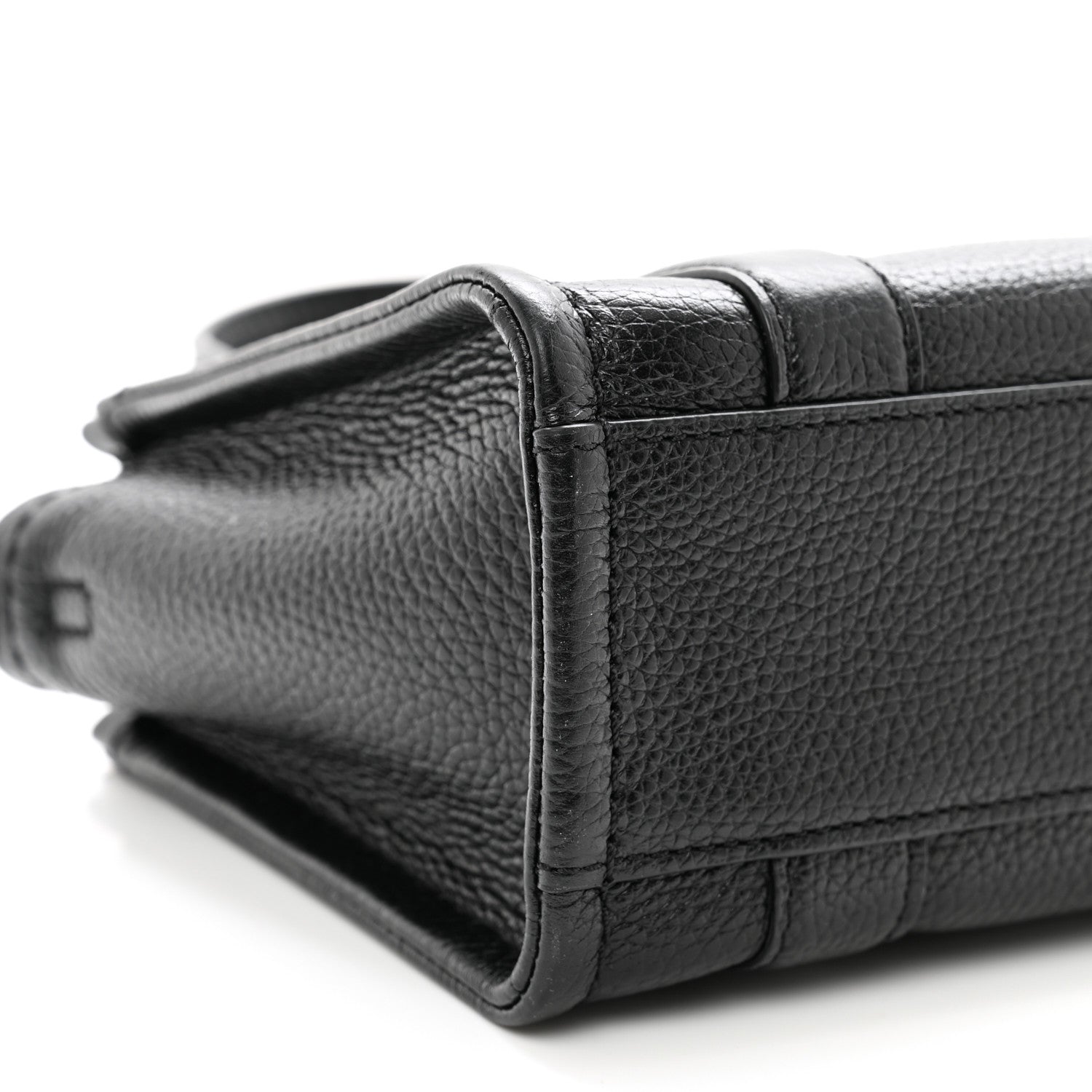 Marc Jacobs Grained Calfskin Micro The Tote Bag Black 8 of 9