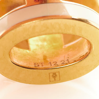 Hermes Gold Lacquered Mini Pop H Earrings White 3 of 4