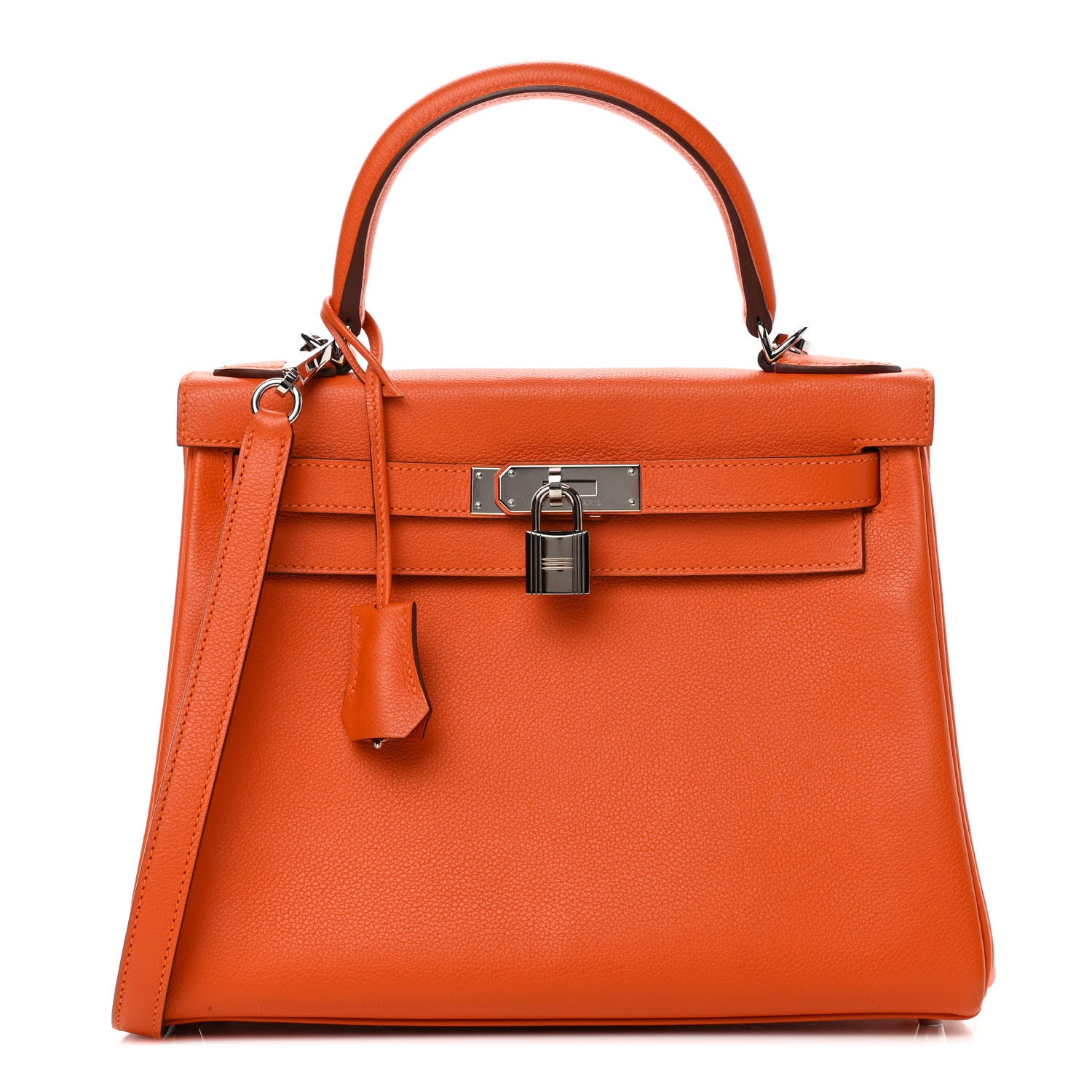 Hermes Evercolor Kelly Retourne 28 Orange 1 of 13