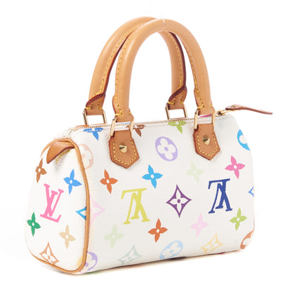 Louis Vuitton Monogram Multicolor Mini Sac HL Speedy White 3 of 8
