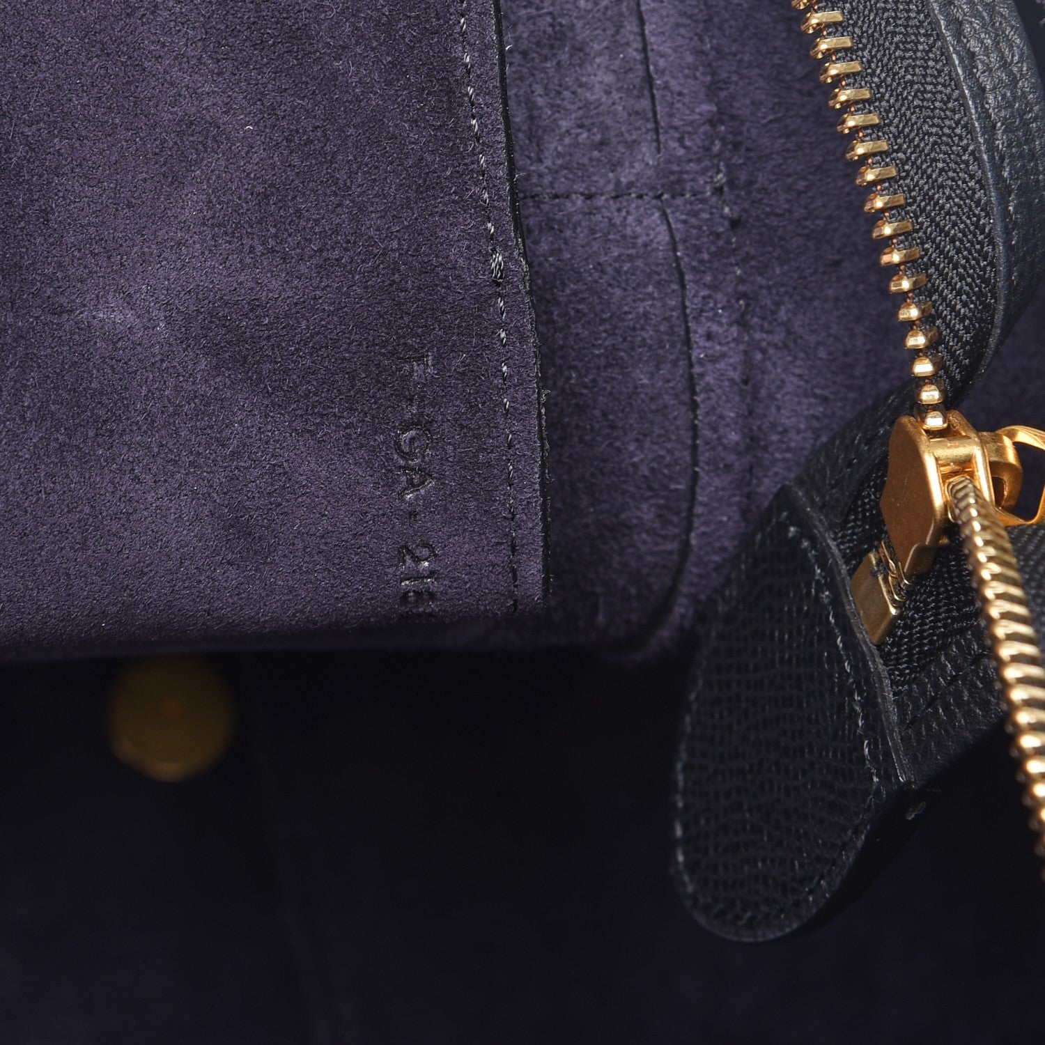 Celine Grained Calfskin Mini Belt Bag Black 9 of 9