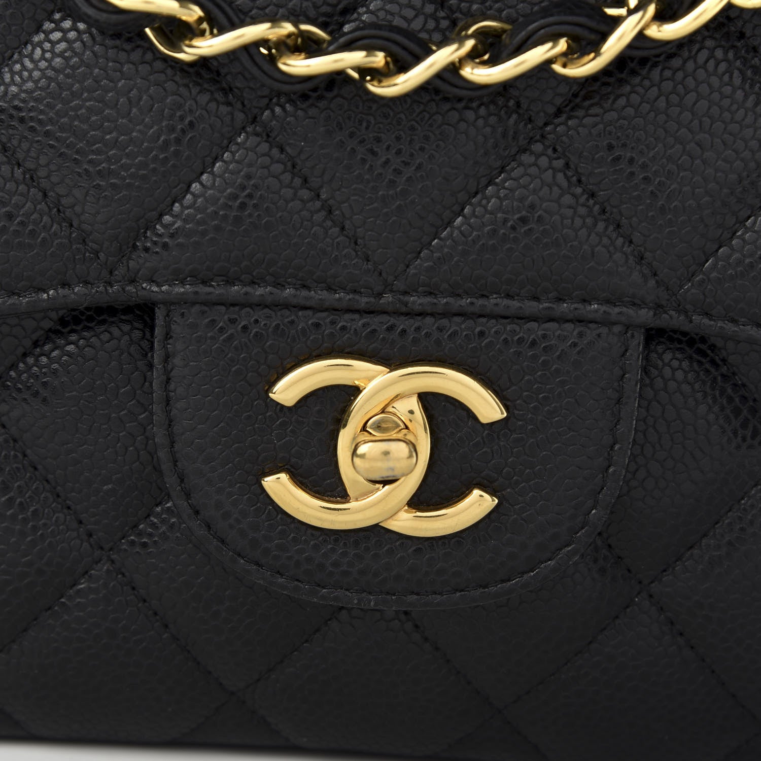 Chanel Caviar Quilted Jumbo Double Flap Black 13 of 13