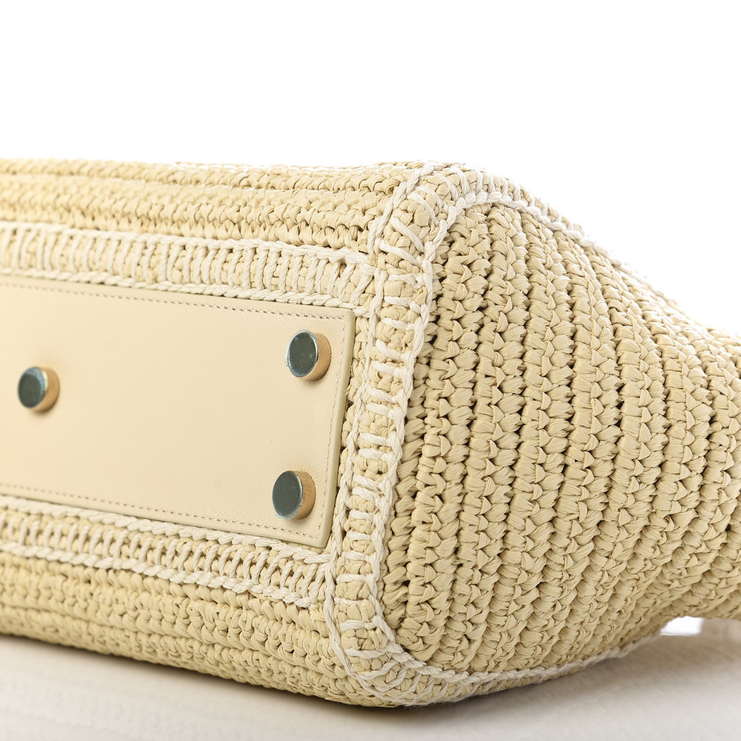 Saint Laurent Raffia Baby Monogram Downtown Cabas Naturale 7 of 9