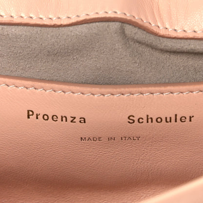 Proenza Schouler Lambskin PS Harris Small Shoulder Bag Peach 6 of 8
