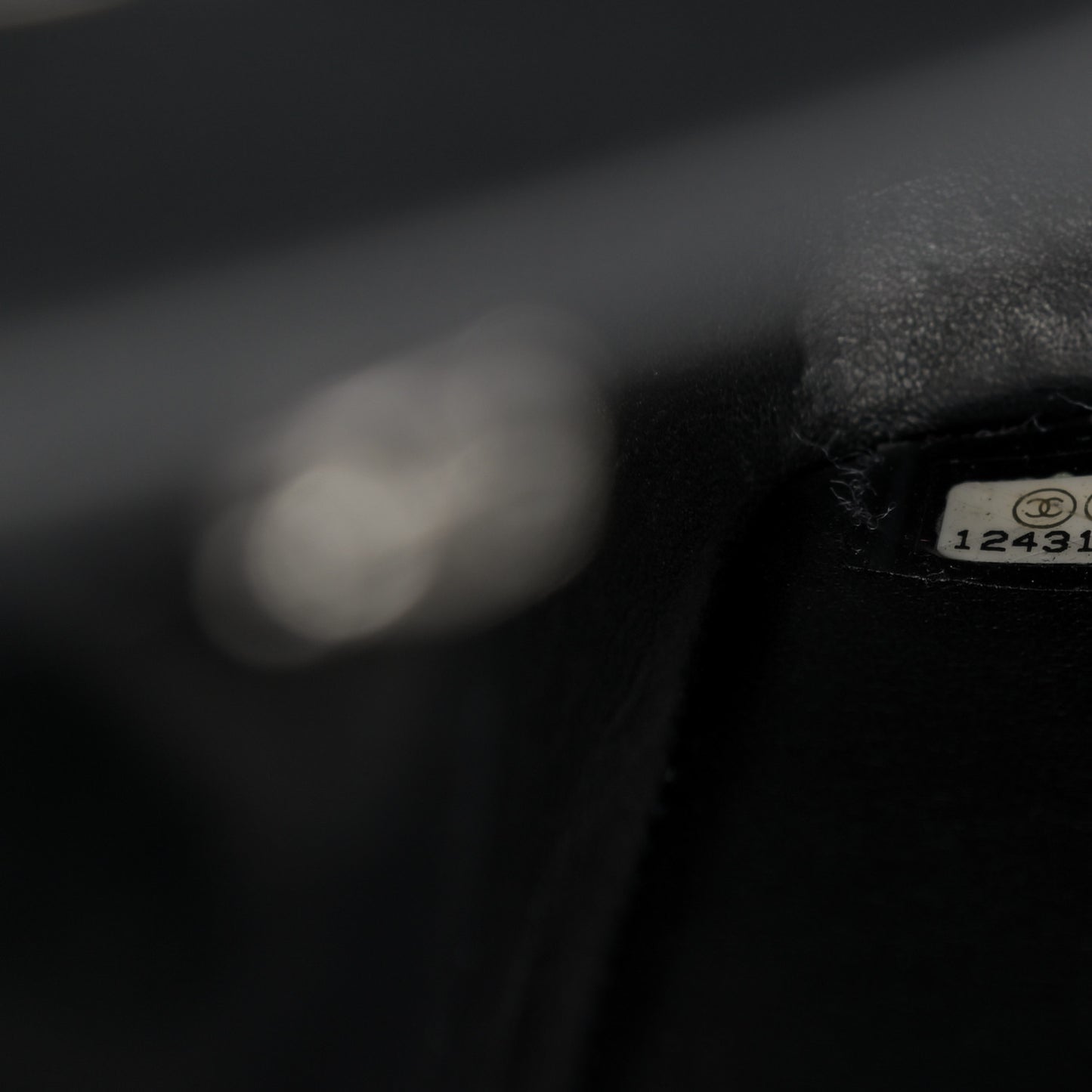 Shiny Crocodile Jumbo Single Flap Black