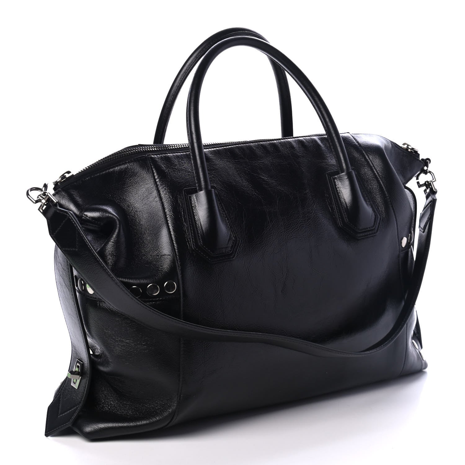 Givenchy Smooth Calfskin Medium Studded Soft Antigona Black 2 of 4