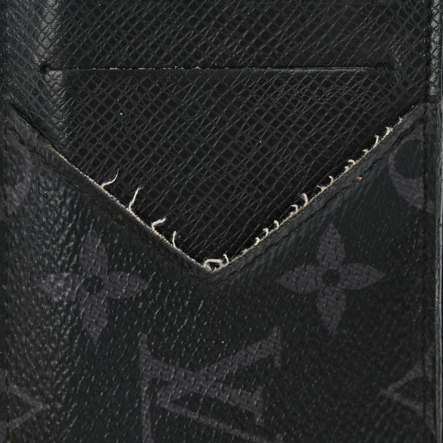 Louis Vuitton Monogram Eclipse Taiga Coin Card Holder 8 of 13