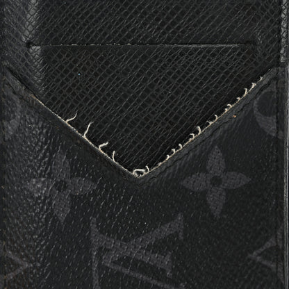 Louis Vuitton Monogram Eclipse Taiga Coin Card Holder 8 of 13