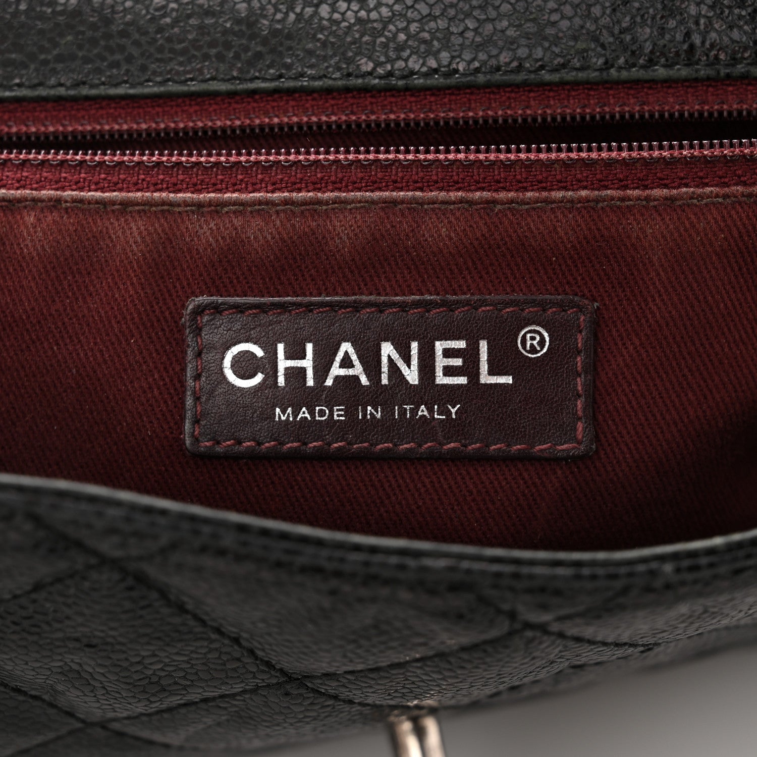 Chanel Crumpled Grained Calfskin Medium CC Crave Flap Black 6 of 14