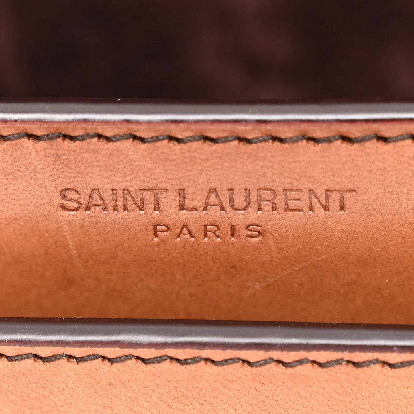 Calfskin Medium Monogram Sunset Shoulder Bag With Braided Strap Natural Brown