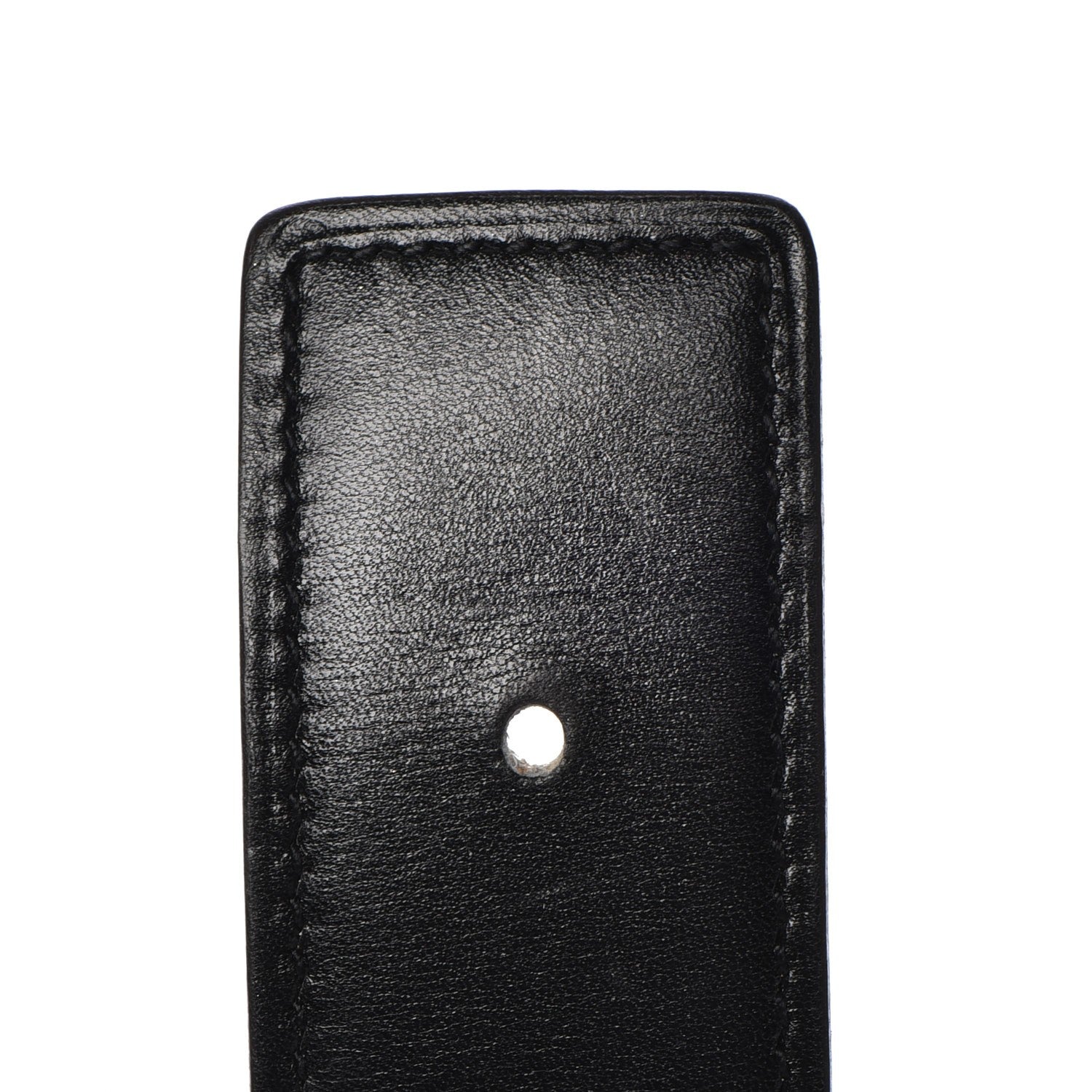 Hermes Box Togo 32mm H Belt 80 Black Gold 8 of 13