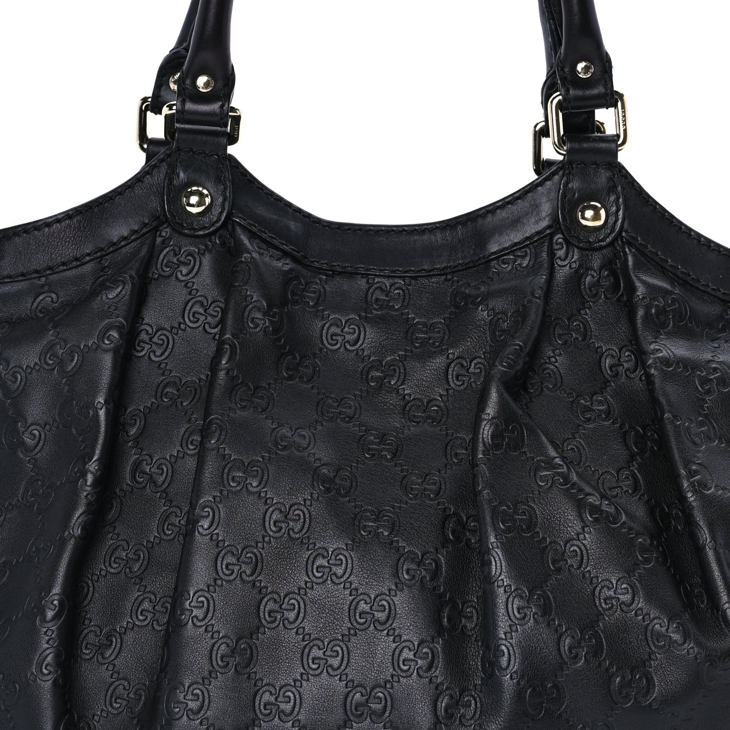 Gucci ssima Medium Sukey Tote Black 6 of 7