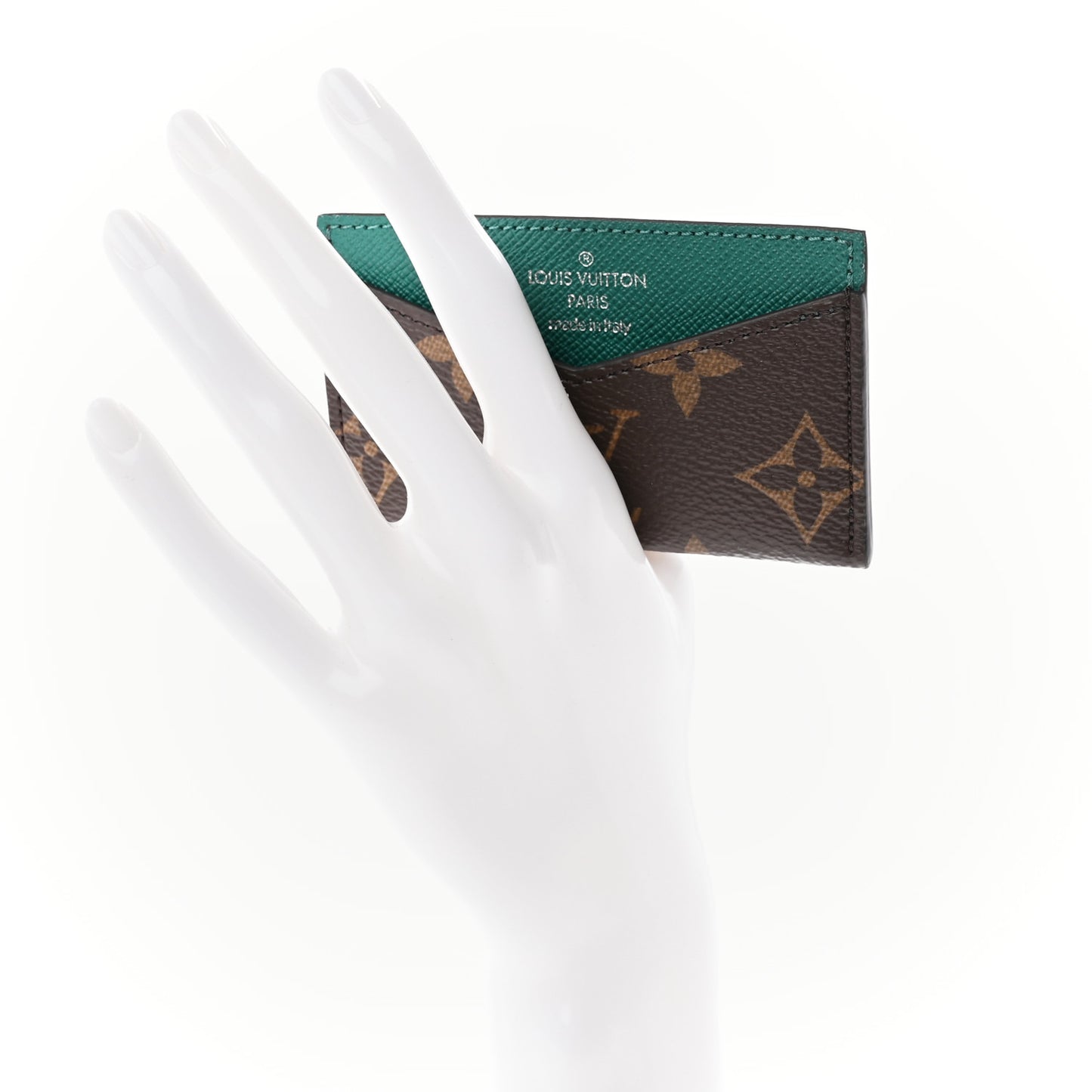 Monogram Kirigami Card Holder Insert Borneo Green