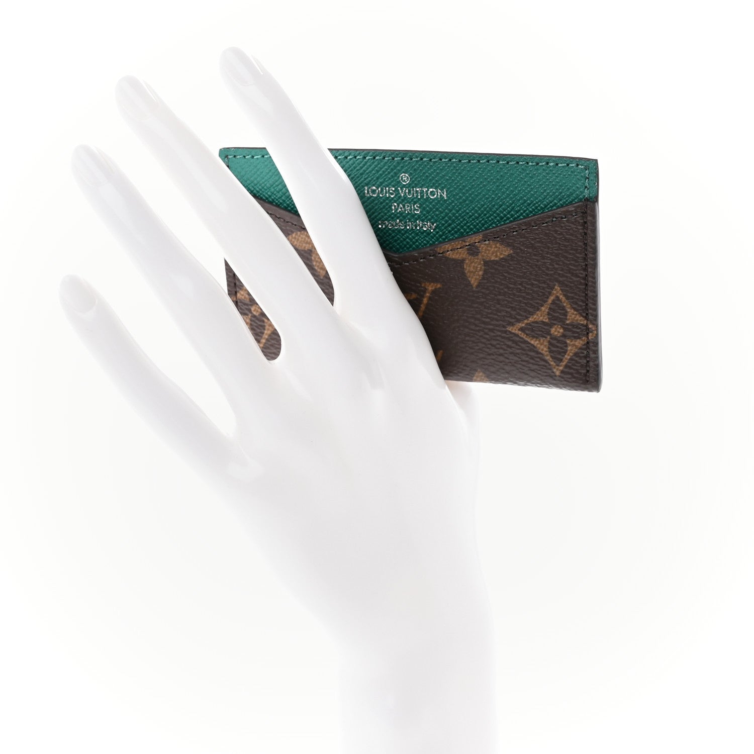 Louis Vuitton Monogram Kirigami Card Holder Insert Borneo Green 2 of 7