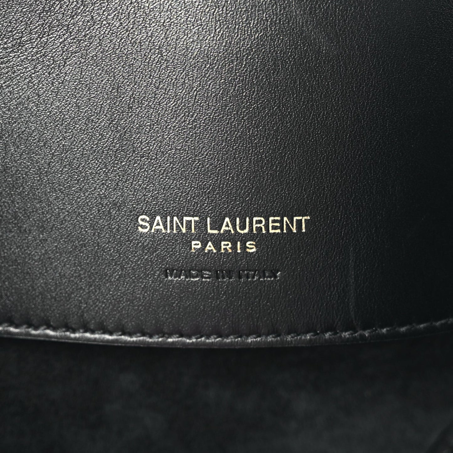 Shiny Calfskin Le 37 Small Bucket Bag  Black