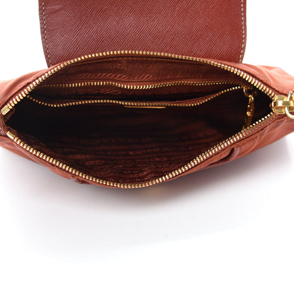 Prada Tessuto Nylon Saffiano Crossbody Bag Bacca 5 of 13