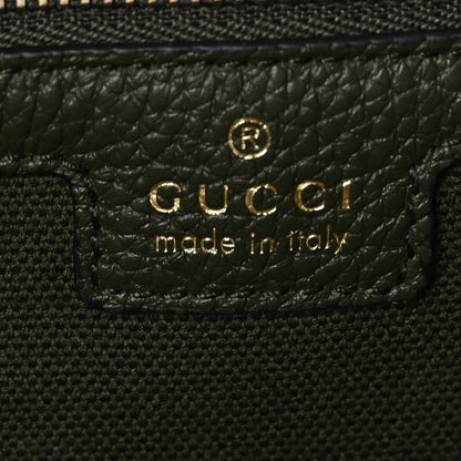 Gucci Grained Calfskin Medium Jackie 1961 Hobo  Forest Green 5 of 8