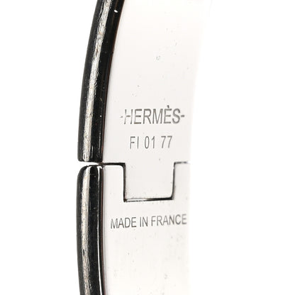 Hermes Matte Enamel Narrow Clic Clac HH Bracelet GM Black 5 of 6