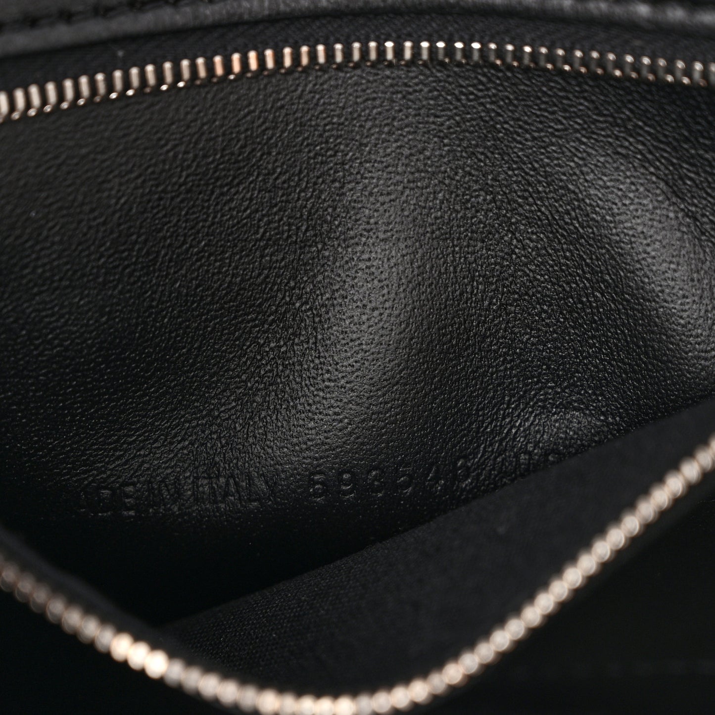 Grained Calfskin Small Hourglass Top Handle Bag Black