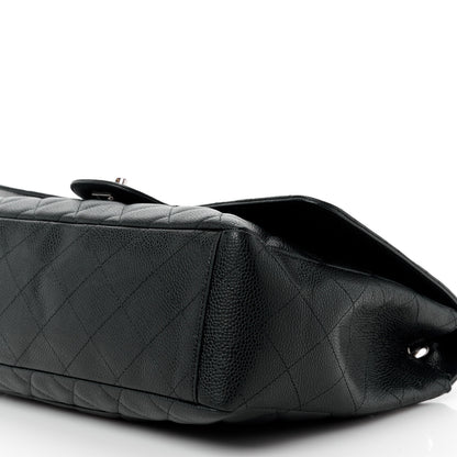 Chanel Caviar Quilted Maxi Single Flap Black 13 of 16