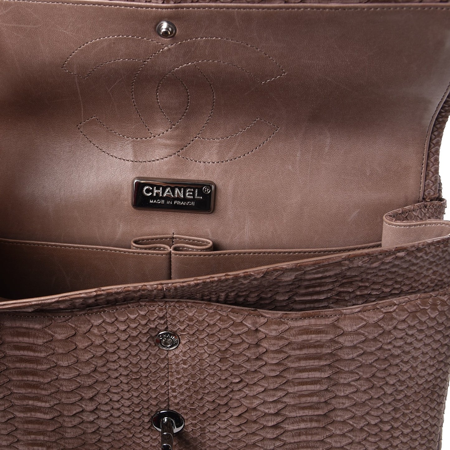 Python Jumbo Double Flap Tawny