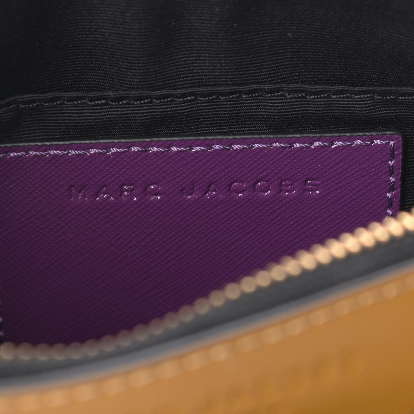 Saffino Small Snapshot Camera Bag Purple Gold